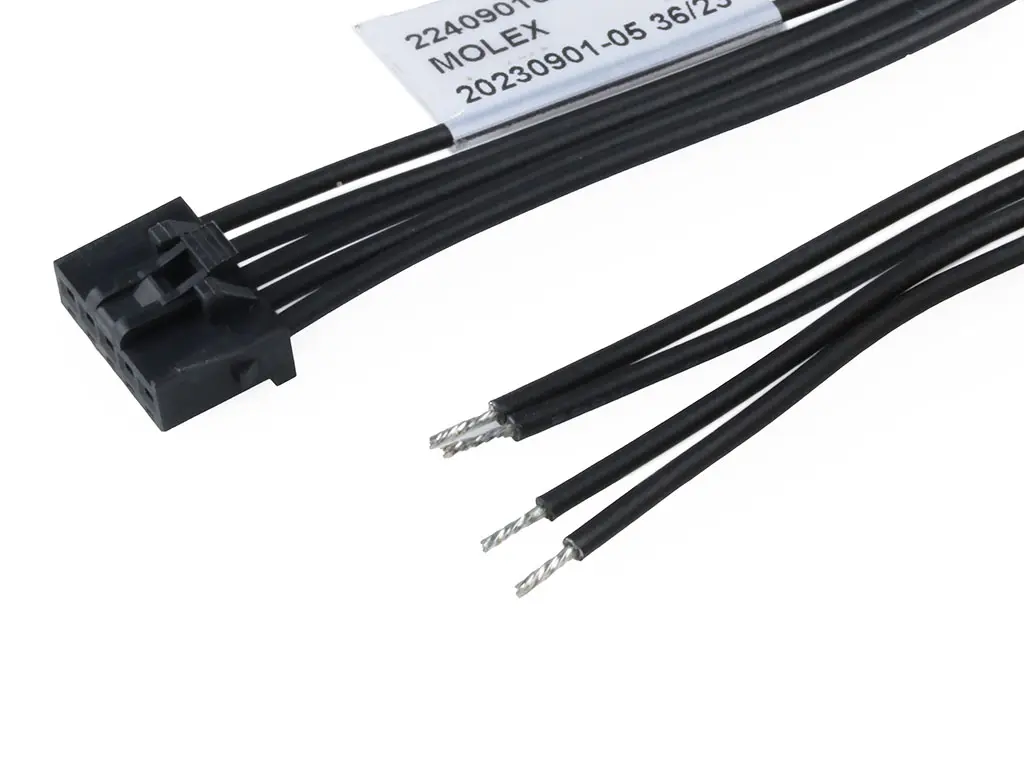Produktfoto 1 von Molex 5 22409 Kabel-Platine-Kabelkomponente KK Plus 250 5 / Anschlusslitze Buchse / Stecker, 150 mm