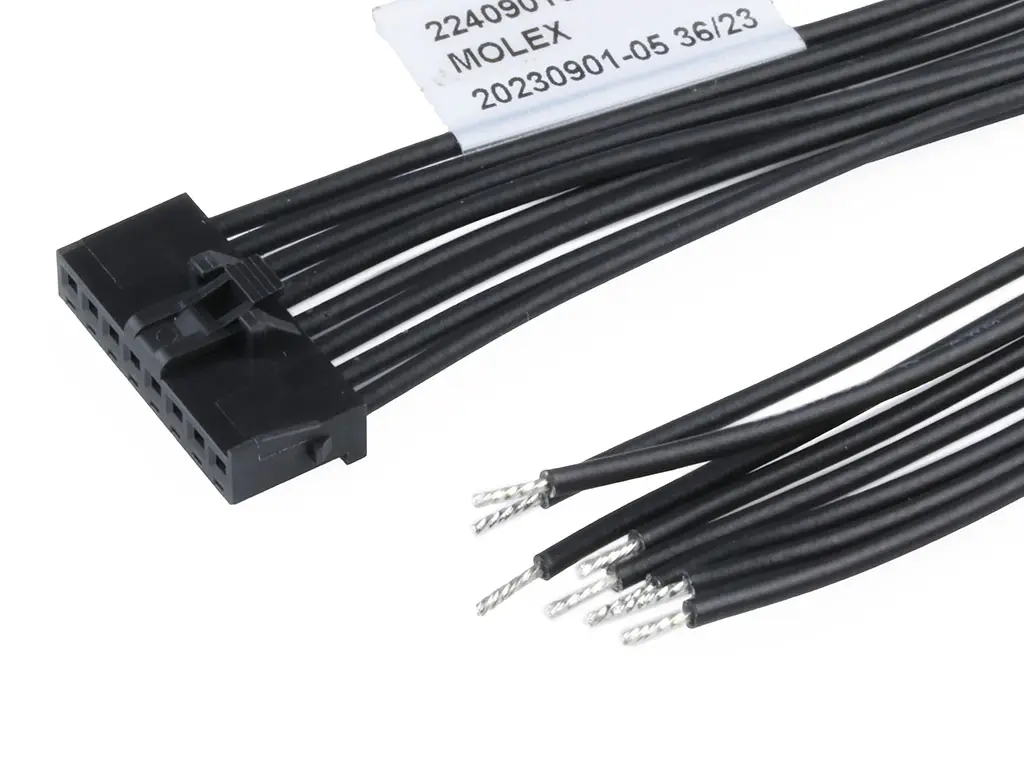 Produktfoto 1 von Molex 8 22409 Kabel-Platine-Kabelkomponente KK Plus 250 8 / Anschlusslitze Buchse / Stecker, 150 mm