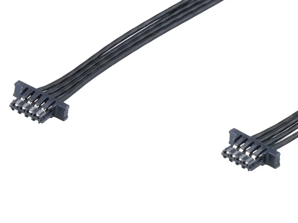 Produktfoto 1 von Molex 4 226202 Kabel-Platine-Kabelkomponente Zero Hachi 4 / Crimp-Anschlussklemme Buchse / Buchse, 150 mm