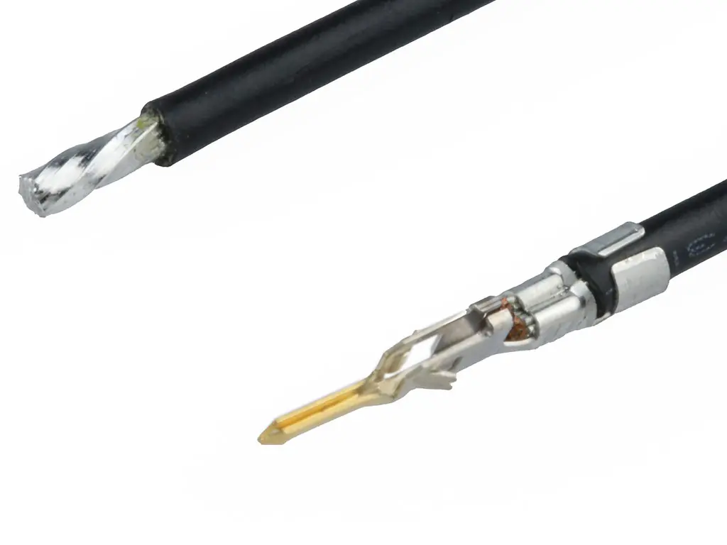 Produktfoto 1 von Molex Micro-Fit 36769 Vorgecrimpter Anschluss Anschlusslitze, Schwarz, 300 mm