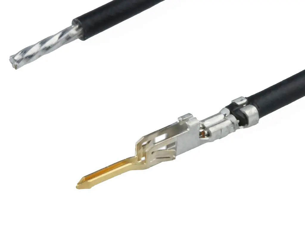 Produktfoto 1 von Molex Micro-Fit 36769 Vorgecrimpter Anschluss Anschlusslitze, Schwarz, 300 mm
