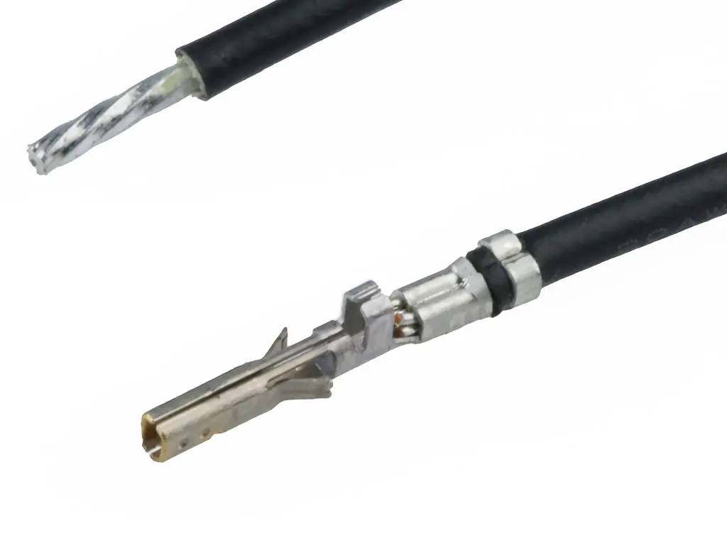 Produktfoto 1 von Molex Micro-Fit 36769 Vorgecrimpter Anschluss Anschlusslitze, Schwarz, 300 mm