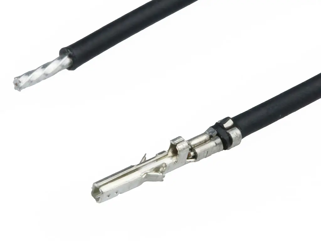 Produktfoto 1 von Molex Micro-Fit 36769 Vorgecrimpter Anschluss Anschlusslitze, Schwarz, 300 mm