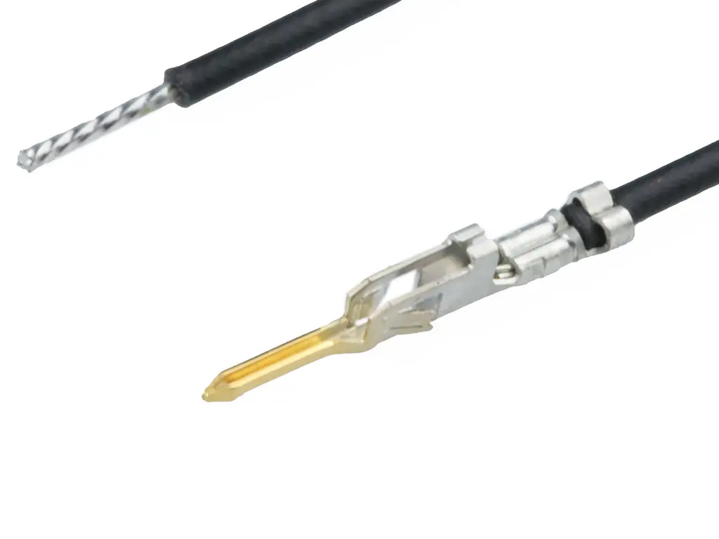Produktfoto 1 von Molex Micro-Fit 36769 Vorgecrimpter Anschluss Anschlusslitze, Schwarz, 300 mm