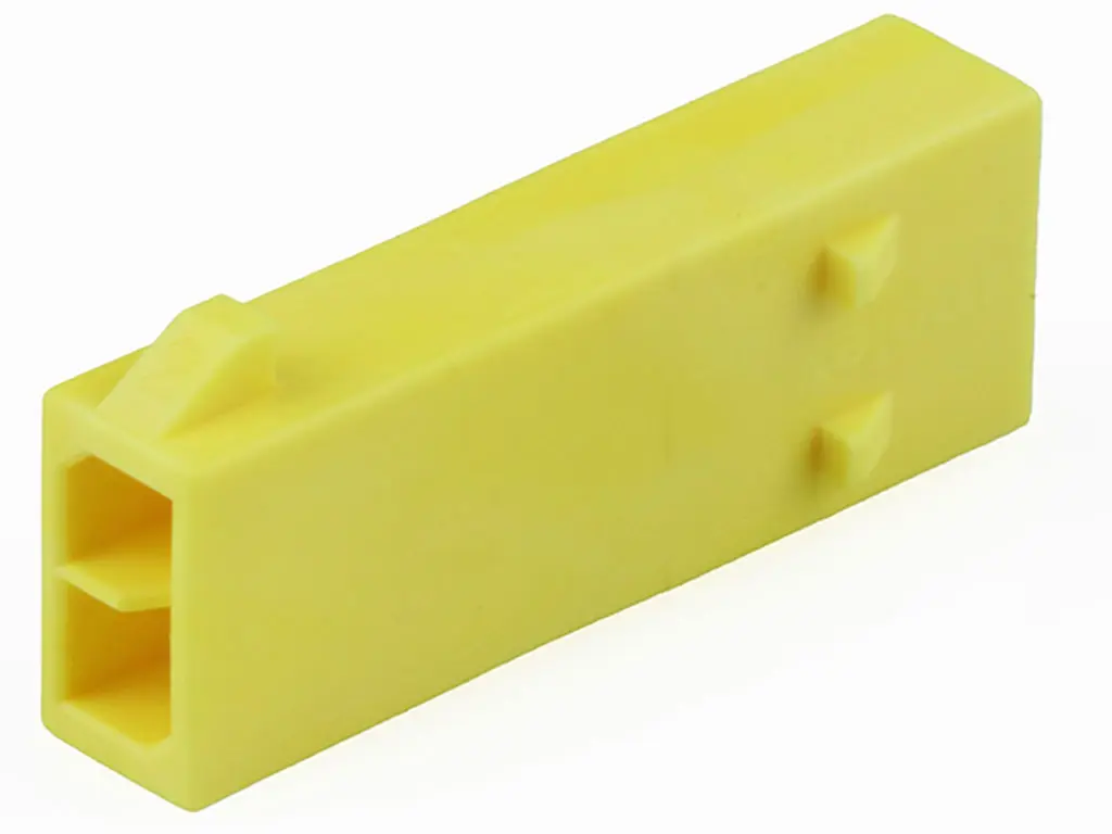 Produktfoto 1 von Molex 21592 Leiterplattenleiste Vertikal, 2-polig / 2-reihig, Raster 3 mm Raster Panel, Leistung, Kabel-Kabel, Ummantelt