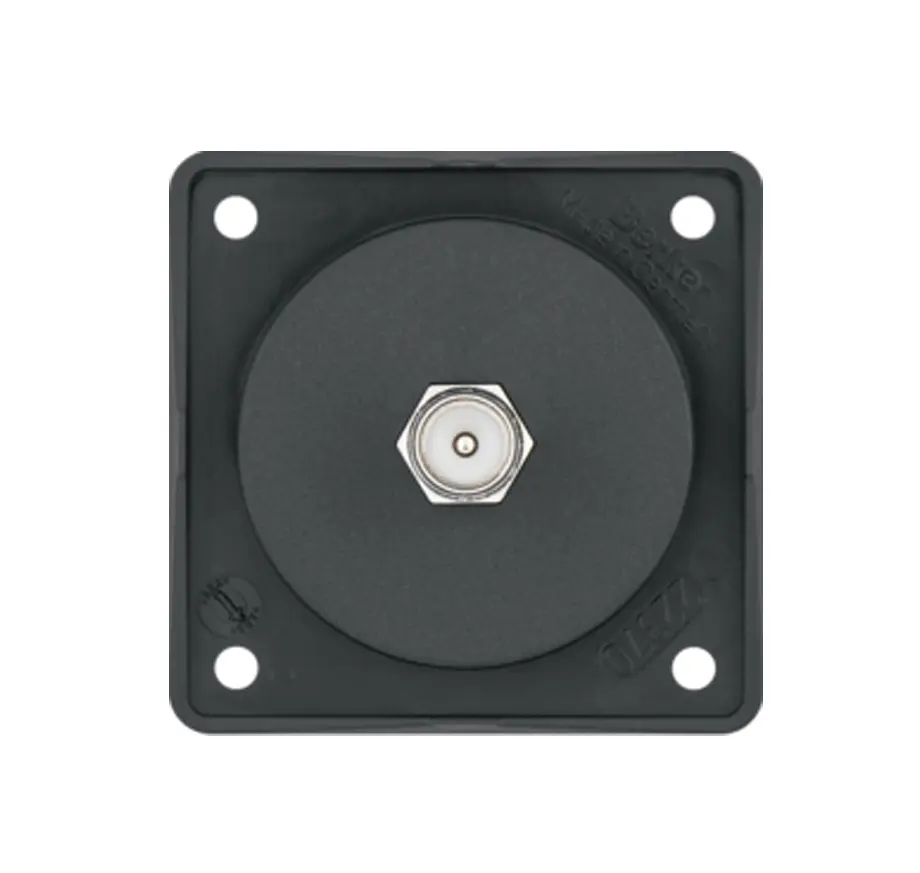 Produktfoto 1 von Berker TV-Antennensteckverbinder  TV Antenne Stecker Schwarz, Schraubanschlussklemme, H. 55.5 mm x B. 55.5 mm