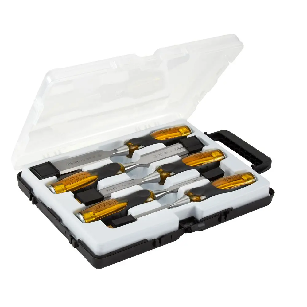 Stanley Holz, 5 Stück Holzmeißel-Set 38 cm