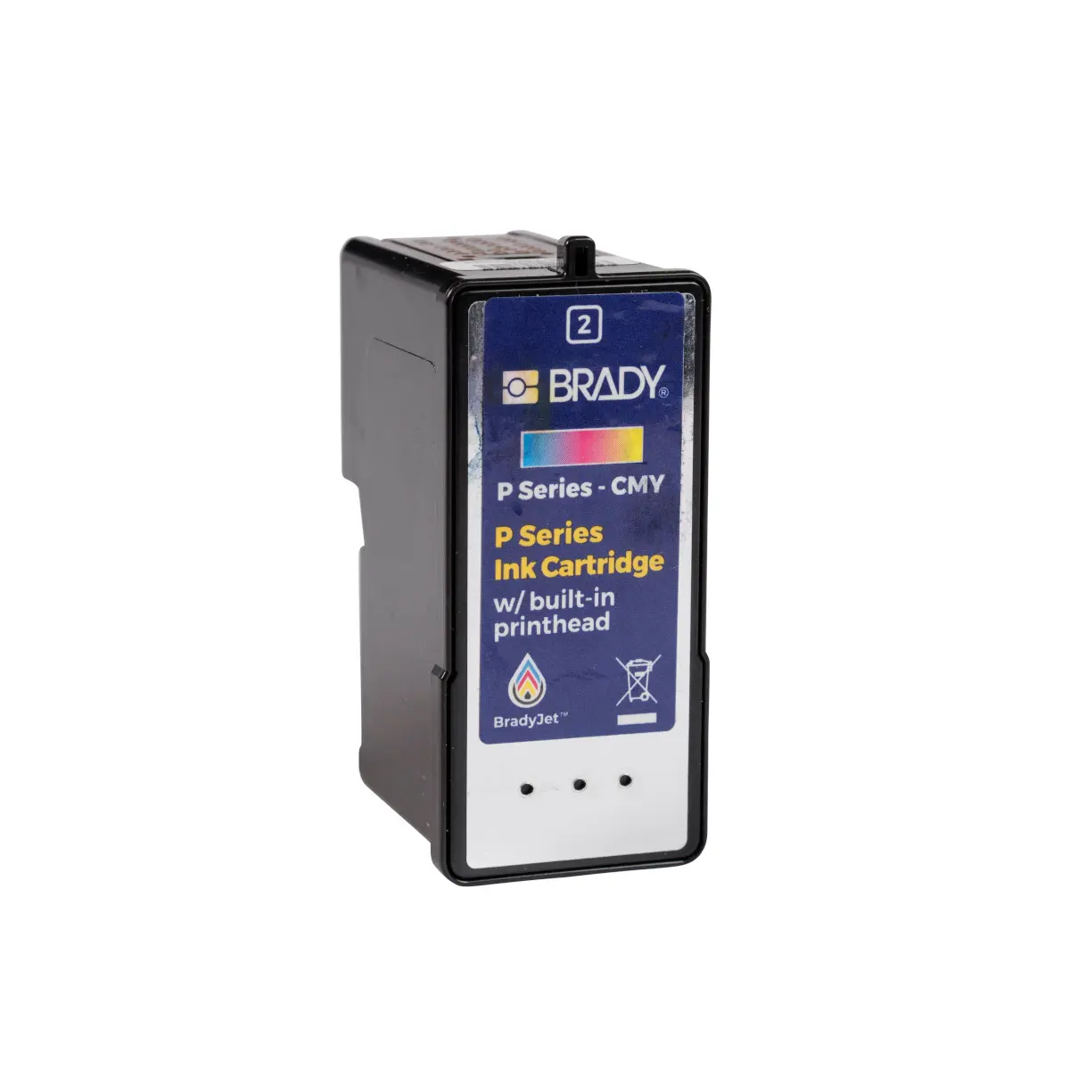 Produktfoto 1 von Brady P-CMY-1 Tintenpatrone für BradyJetTM J7300 Farbetikettendrucker Zyan, Magenta, Gelb