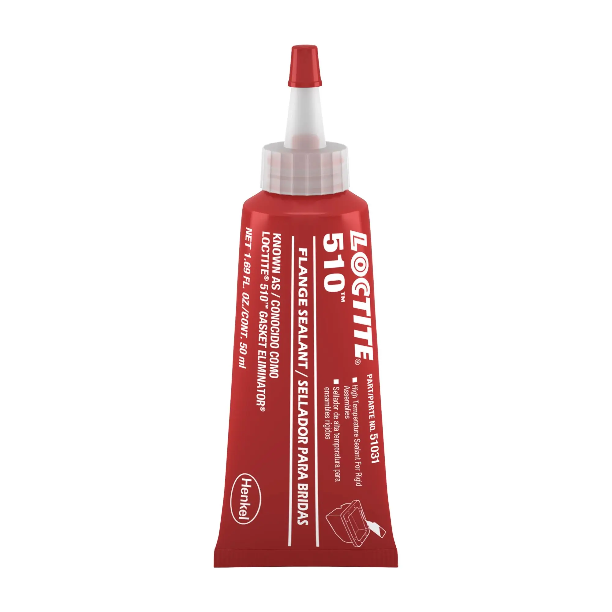 Produktfoto 1 von Loctite Loctite 510 Fügeklebstoff, Mittel Paste Rosa, Rohr 50 ml, 204 °C, -55 °C