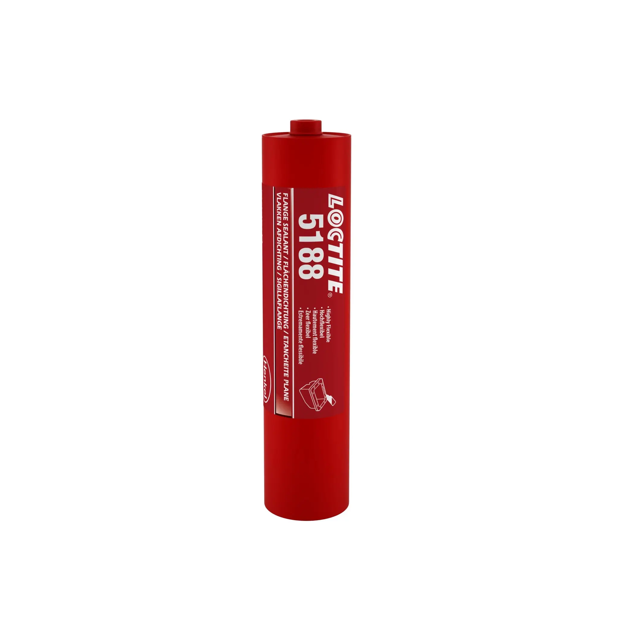 Produktfoto 1 von Loctite 5188 Viskös Klebend Rot, für Metall