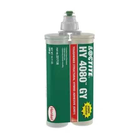Produktfoto 1 von Loctite Loctite HY 4080 Polyesterharz Gelb für Acrylat, Doppelkartusche 50 g