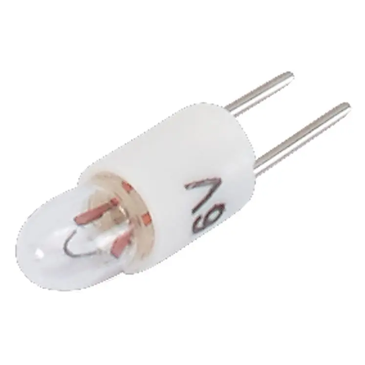 Produktfoto 1 von EAO Kontrollleuchte 12V Weiß, BI-Pin Sockel 25mA