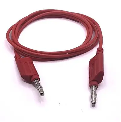 Produktfoto 1 von Mueller Electric Messleitung 19A Stecker / Stecker, Rot Polyvinylchlorid-isoliert 12 in, 60 V