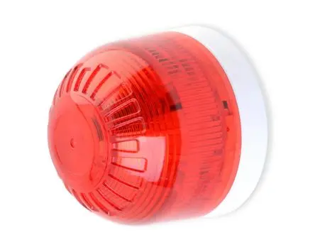 Produktfoto 1 von Klaxon PSB LED Synchronisierter Blitz Signalleuchte 60V Gelb Basis, Ø 100 mm x 80 mm IP21