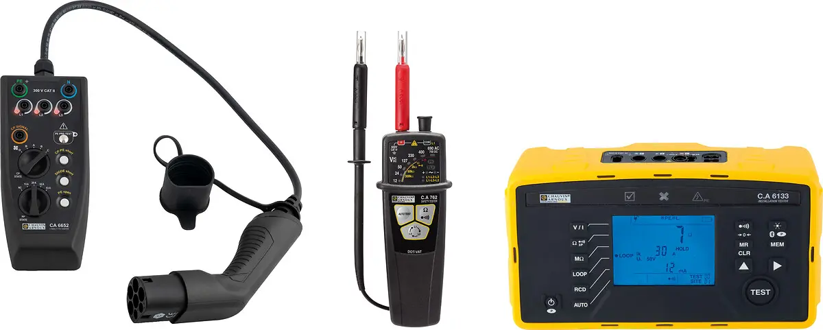 Produktfoto 1 von Chauvin Arnoux CA6652 EV-Ladegeräte-Prüfadapter Typ 2