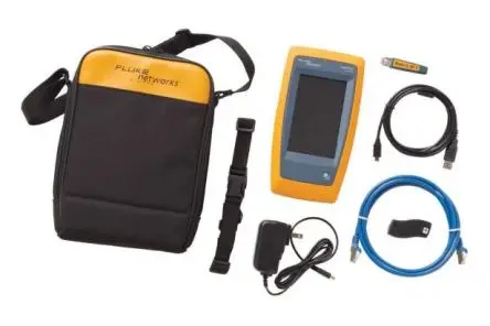 Produktfoto 1 von Fluke LIQ-DUOKIT-FPC3 Netzwerktester Tonsignal, Netzwerk Prüfgerät, RJ45