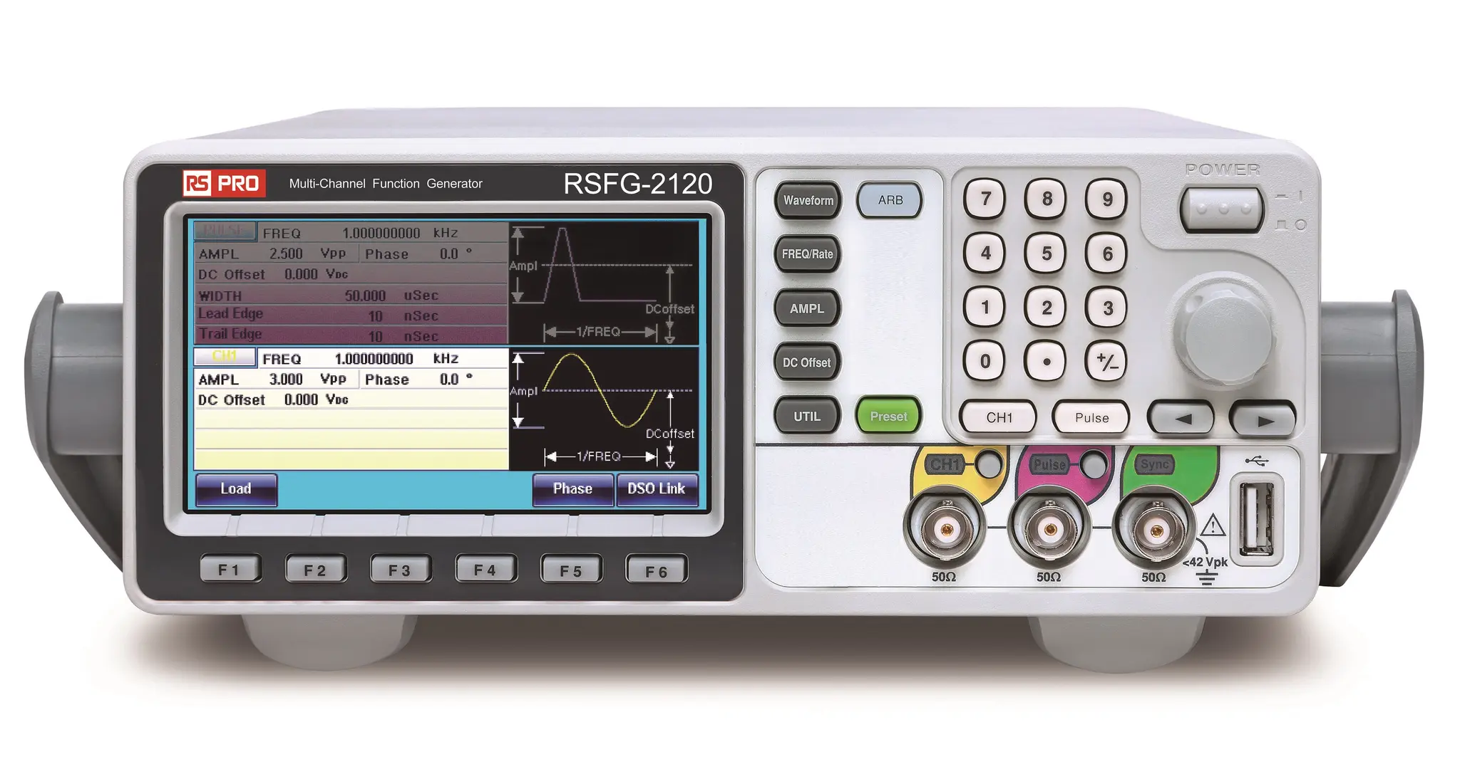 Produktfoto 1 von RS PRO Funktionsgenerator 200 kHz 2-Kanal FM Modulation
