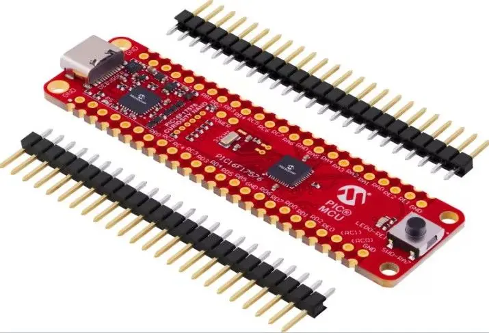 Produktfoto 1 von Microchip PIC16F17576 Curiosity Nano Evaluierungskit MCU, Evaluierungskit Entwicklungstool Microcontroller PIC