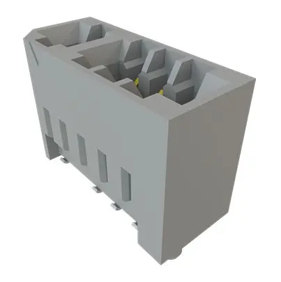 Produktfoto 1 von Samtec MEC2 Mini-Edge-Karte, Vertikal Steckverbinder für Speicherkarten Buchse, 10-polig / 2-reihig Vertikale
