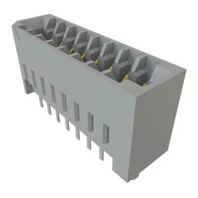 Produktfoto 1 von Samtec MEC2 Mini-Edge-Karte, Vertikal Steckverbinder für Speicherkarten Buchse, 16-polig / 2-reihig Lot, Raster 2 mm,