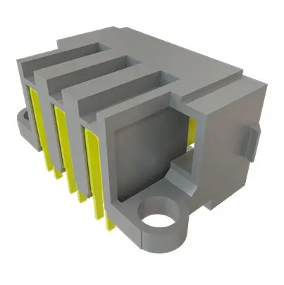 Produktfoto 1 von Samtec MPT Leiterplattenleiste Vertikal, 3-polig / 1-reihig, Raster 5 mm Raster Platine, Kabel, Dual Blade Contact