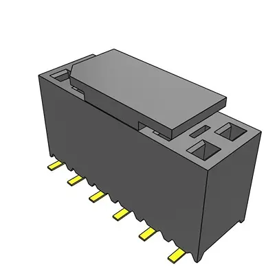 Produktfoto 1 von Samtec SSM Leiterplattenbuchse Vertikal Oberfläche 12-polig / 2-reihig, Raster 2.54 mm SMD