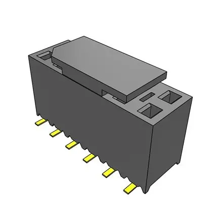 Produktfoto 1 von Samtec SSM Leiterplattenbuchse Vertikal Oberfläche 12-polig / 2-reihig, Raster 2.54 mm SMD