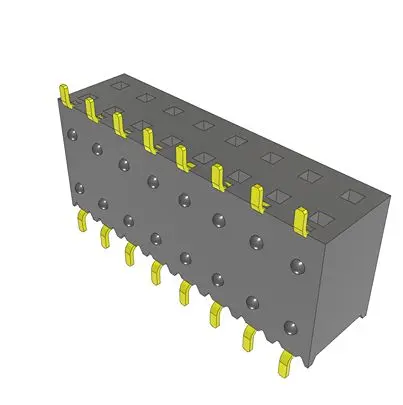 Produktfoto 1 von Samtec SSM Leiterplattenbuchse Horizontal Oberfläche 16-polig / 2-reihig, Raster 2.54 mm SMD