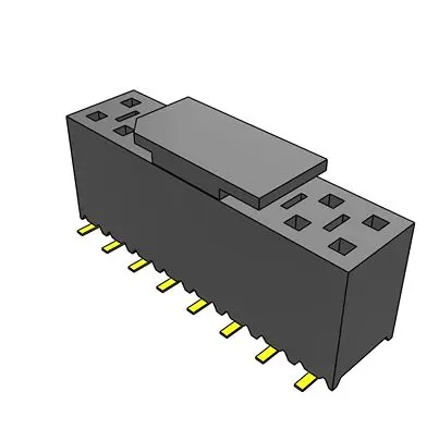 Produktfoto 1 von Samtec SSM Leiterplattenbuchse Vertikal Oberfläche 16-polig / 2-reihig, Raster 2.54 mm SMD