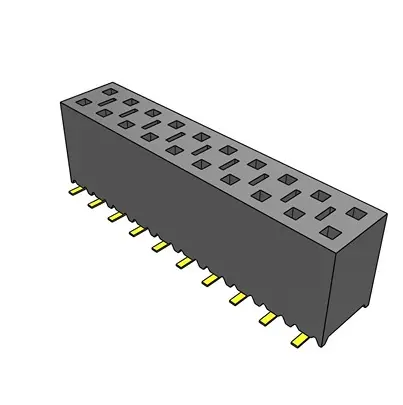 Samtec SSM Leiterplattenbuchse Vertikal Oberfläche 20-polig / 2-reihig, Raster 2.54 mm SMD