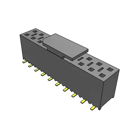 Samtec SSM Leiterplattenbuchse Vertikal Oberfläche 20-polig / 2-reihig, Raster 2.54 mm SMD