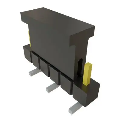 Produktfoto 1 von Samtec TSM Leiterplattenleiste Vertikal, 6-polig / 1-reihig, Raster 2.54 mm Raster Oberfläche, Unisoliert