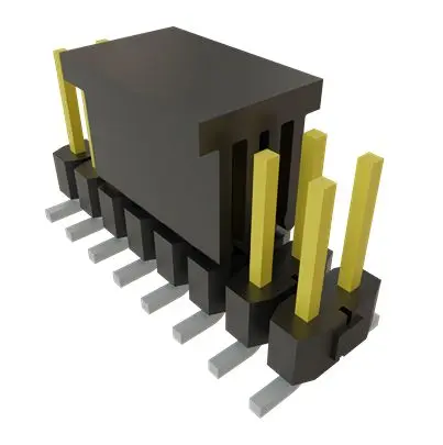 Produktfoto 1 von Samtec TSM Leiterplattenleiste Vertikal, 16-polig / 2-reihig, Raster 2.54 mm Raster Oberfläche, Unisoliert