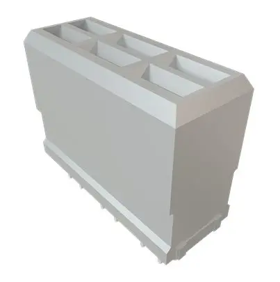 Produktfoto 1 von Samtec HPTS-4-S-D-VT, 1.8 mm Backplane-Steckverbinder Hohe Dichte, 4-polig Buchse, 2-reihig, Vertikal, Presssitz 8