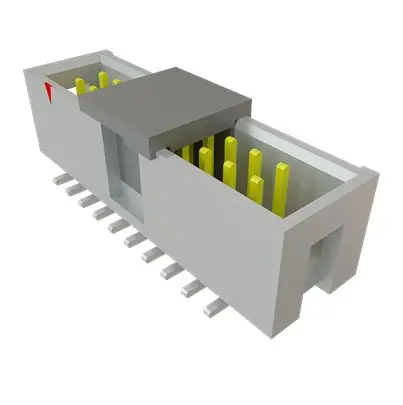 Samtec HTST Leiterplattenleiste gewinkelt, 20-polig / 2-reihig, Raster 2.54 mm Raster Oberfläche, Durchsteckmontage,