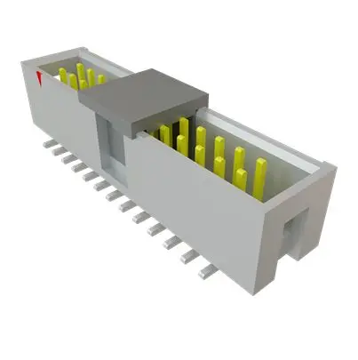 Samtec HTST Leiterplattenleiste Vertikal, 26-polig / 2-reihig, Raster 2.54 mm Raster Oberfläche, Durchsteckmontage,