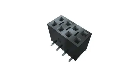 Produktfoto 1 von Samtec SSM Leiterplattenbuchse Vertikal Oberfläche 4-polig / 2-reihig, Raster 2.54 mm SMD