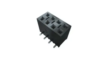 Produktfoto 1 von Samtec SSM Leiterplattenbuchse Vertikal Oberfläche 4-polig / 2-reihig, Raster 2.54 mm SMD