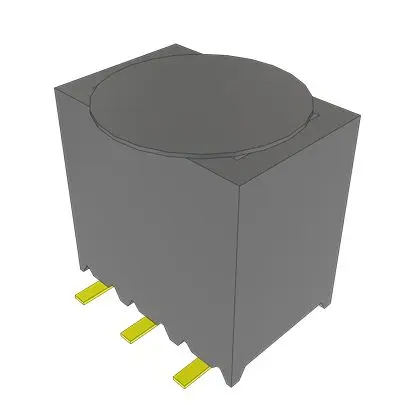 Produktfoto 1 von Samtec SSM Leiterplattenbuchse Vertikal Oberfläche 4-polig / 2-reihig, Raster 2.54 mm SMD