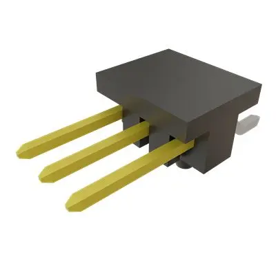 Produktfoto 1 von Samtec TSM Leiterplattenleiste Horizontal, 3-polig / 1-reihig, Raster 2.54 mm Raster Oberfläche, Unisoliert