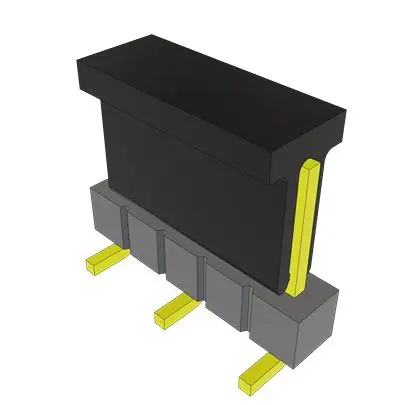 Produktfoto 1 von Samtec TSM Leiterplattenleiste Vertikal, 5-polig / 1-reihig, Raster 2.54 mm Raster Oberfläche, Unisoliert