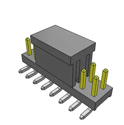 Produktfoto 1 von Samtec TMM Leiterplattenleiste Vertikal, 40-polig / 2-reihig, Raster 2 mm Raster Oberfläche, Unisoliert