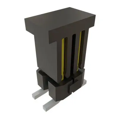 Produktfoto 1 von Samtec TSM Leiterplattenleiste Vertikal, 4-polig / 2-reihig, Raster 2.54 mm Raster Oberfläche, Unisoliert