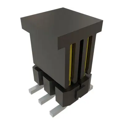 Produktfoto 1 von Samtec TSM Leiterplattenleiste Vertikal, 6-polig / 2-reihig, Raster 2.54 mm Raster Oberfläche, Unisoliert