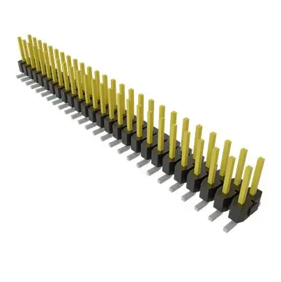 Produktfoto 1 von Samtec TSM Leiterplattenleiste Vertikal, 52-polig / 2-reihig, Raster 2.54 mm Raster Oberfläche, Unisoliert