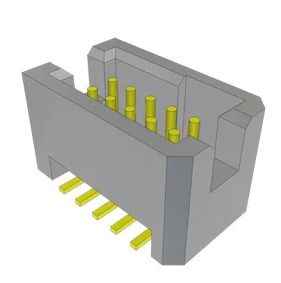 Samtec TFM Leiterplattenleiste Vertikal, 10-polig / 2-reihig, Raster 1.27 mm Raster Oberfläche, Durchsteckmontage,