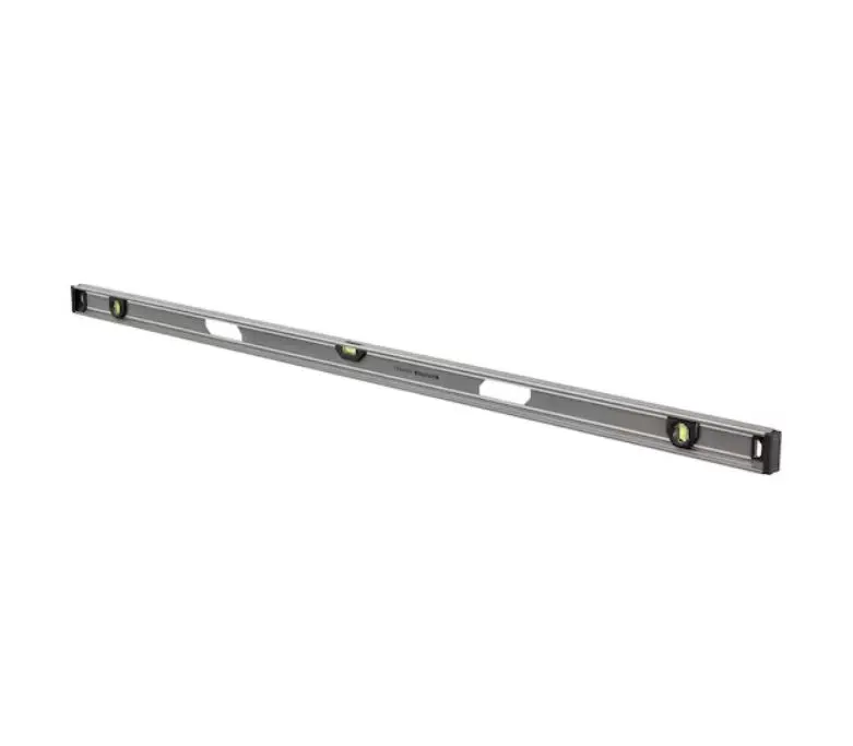 Produktfoto 1 von Stanley Wasserwaage und Neigungsmesser, Typ I-Beam, 180 cm Kalibriert, Rahmen Aluminium, 2 Libelle/n, 0.5 mm/m