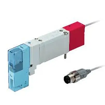 Produktfoto 1 von SMC SY5000 Pneumatik-Magnetventil 5/2 & 5/3, Elektromagnet-betätigt 24V dc