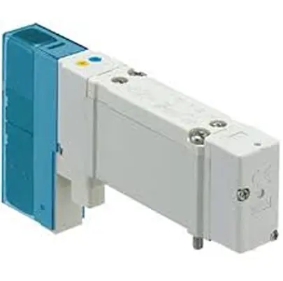 Produktfoto 1 von SMC SY5000 Pneumatik-Magnetventil 5/2 & 5/3, Elektromagnet-betätigt 24V dc