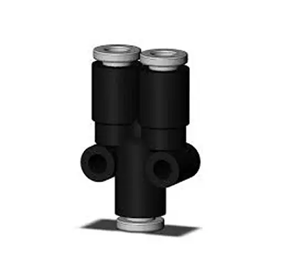 Produktfoto 1 von SMC KQ2 KQ2U04-00A-X35 Einsteck-Anschluss Einsteck-Anschluss, M.Loch ø 6 mm, 1 Mpa
